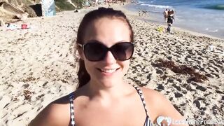 beauty from the beach getting shafted hard