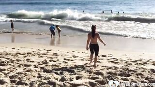 beauty from the beach getting shafted hard