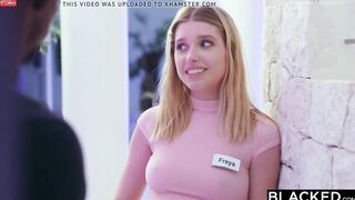 BLACKED huge ebony cock-enjoys Huge Boobed Blonde seduces handsome stranger