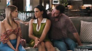 Teen babysitter wets herself ifo couple