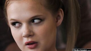 Teen babysitter wets herself ifo couple