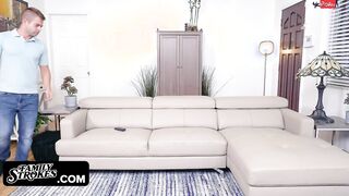 Lucky Stepbro Pleases two Angry Stepsisters at the same Time