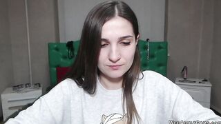 Small tits webcam girl masturbates with sex toy