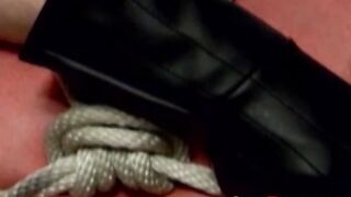 Bondage and dominating with jock in torment that loves it
