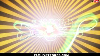 babe Dark Haired Step Daughter Mia Moore Scolded then Plowed by Step Dad