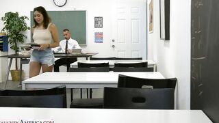 Cute student needs Professors cock to focus