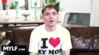 MYLF - Crazy Hot MILF Jenna Noelle Let Stepson Banged! Her Hard And Explode His Cum Inside Her