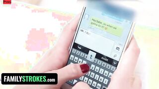 FamilyStrokes - Pure Hot Getting Her Tight Butthole Drilled Deep