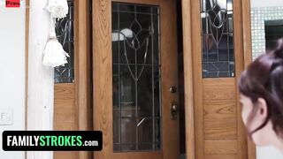 FamilyStrokes - Pure Hot Getting Her Tight Butthole Drilled Deep
