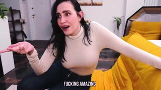 Step Mom makes Stepson not useless and get Cum on Big Tits