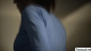 My Shemale stepmom let me fuck her ass