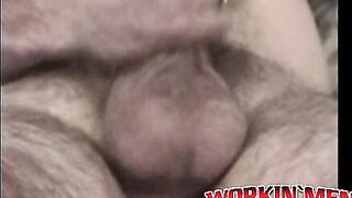 Crazy old bastard loves playing with his hairy cock solo