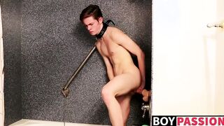 Nico Michaelson plays with his toy and spills out a cumload