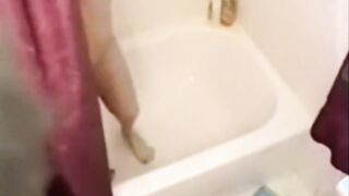 My sister 19 caught shaving legs and pussy