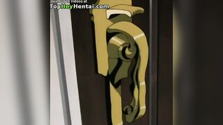 Beautiful babe in uniform gets masturbated