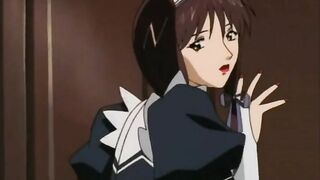 Beautiful babe in uniform gets masturbated