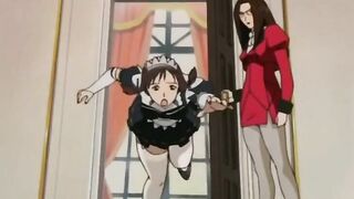 Beautiful babe in uniform gets masturbated