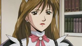 Beautiful babe in uniform gets masturbated