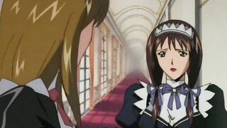 Beautiful babe in uniform gets masturbated
