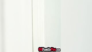 Teenagers stepsister Dana Wolf pretending be sick to got stepbrothers