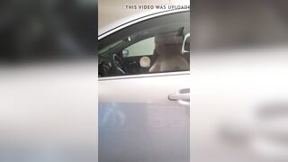 Fucking the vehicle window