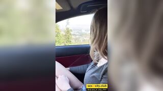 Festival Skank Embarrassed Blowing On Penis