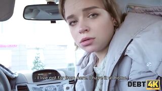 DEBT4k. Sweet thing give mouth and cunt to man who pays her debts