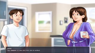 Summertime saga aunt and stepmom Part three (Deutsch slave)