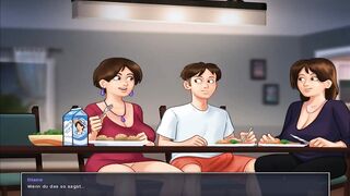 Summertime saga aunt and stepmom Part three (Deutsch slave)