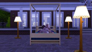 StepSon Fucks Sleeping Korean StepMom After Swimming Inside The Pool