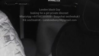 Uber back seat eating snatch african London orgasm