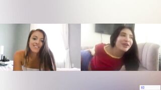 Cam babes Gia Derza & Jane Wilde are having a live performance