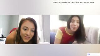 Cam babes Gia Derza & Jane Wilde are having a live performance