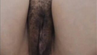 Bushy old vagina amateur close-up