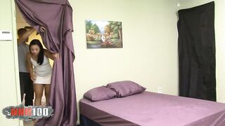 oriental cougar deep banged! and creampied
