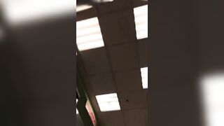 Upskirt full g-string back watch