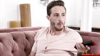 Pervy older cougar wants to try her stepsons fucking skillz