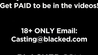 BLACKED Bae Blondes Elsa Jean & Ivy Wolfe share big big black cock
