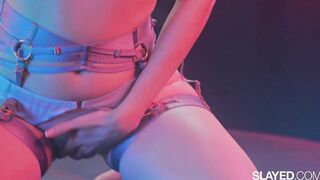SLAYED Luscious ladies Emily & Charlotte lap each other up