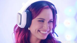 SLAYED Gamer-women Aidra Fox opens her snatch for Avery Cristy