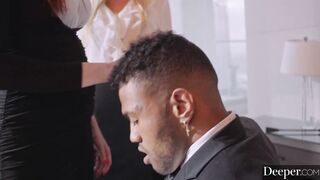 Deeper. Gf Maitland teaches Kayden to control a slave