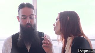Deeper. Gf Maitland teaches Kayden to control a slave