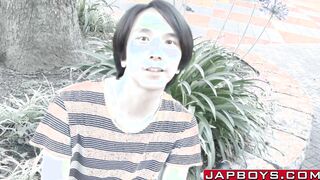 Young Japanese twink Fuji forms sixtynine before anal fuck