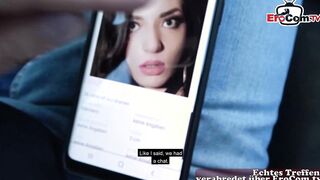 Slender 18yo german college girl barely legal pick up for a real sex date