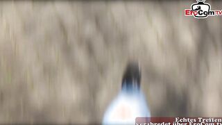 Slender 18yo german college girl barely legal pick up for a real sex date
