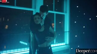 Deeper. Brooklyn has rough anal sex with dance partner