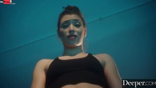Deeper. Brooklyn has rough anal sex with dance partner