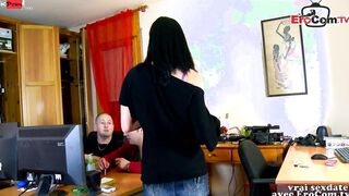 African haired french amateur hoe with tiny hooters fucking inside a real Casting
