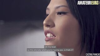 AMATEUREURO - 19 Yo twat with mouth Falls Inside Love With Gigantic Dick