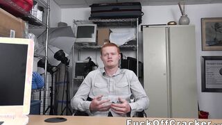 Redhead guy tempted by cash pleasures a monster black dick